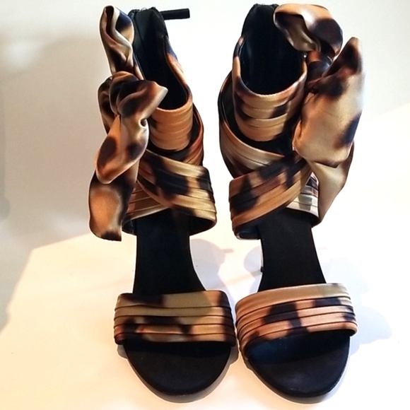 Giuseppe Zanotti Leopard Bow Sandal 115 Sz 6 35.5 - Picture 3 of 7